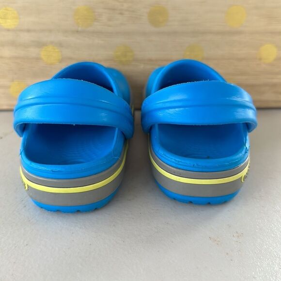 Crocs Blue Sandals Sz 4/5 - Picture 4 of 8